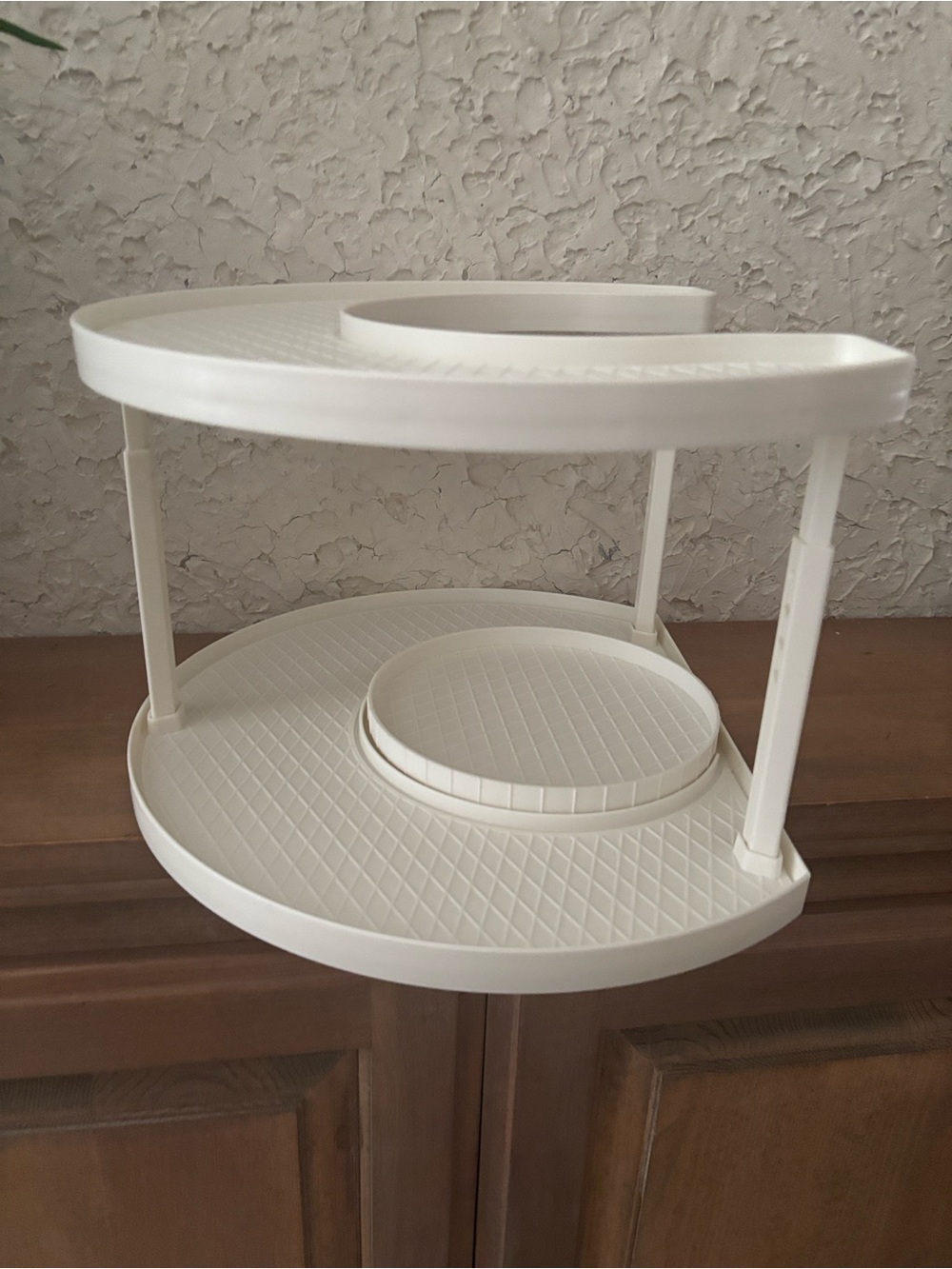 360 Degree Rotating Spice Rack Seasoning Organizer Rack Multi Use Anti Slip - Picture 2 of 4